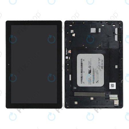 Asus ZenPad 10 Z300C, Z300CT, Z300CX, ZD300C - LCD zaslon + steklo na dotik + okvir (Black) TFT