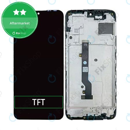 Infinix Note 12 - LCD zaslon + steklo na dotik + okvir (Force Black) TFT