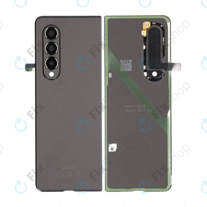 Samsung Galaxy Z Fold 3 F926B - Pokrov baterije (Phantom Black) - GH82-26312A Genuine Service Pack