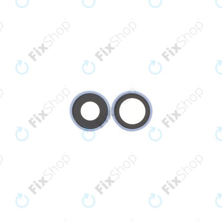 Apple iPhone 17 - Steklo zadnje kamere z okvirjem (Mist Blue) - 2 kosa