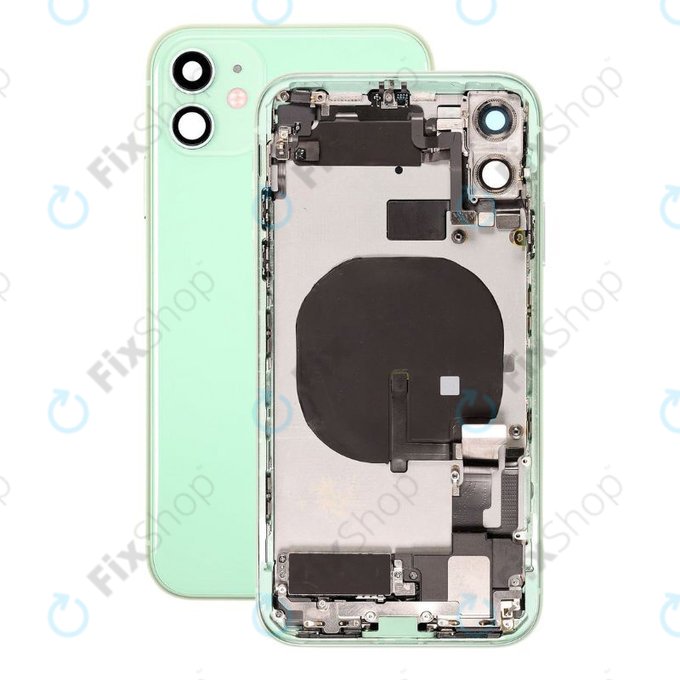 Apple iPhone 11 - Zadnje ohišje z majhnimi deli (Green)