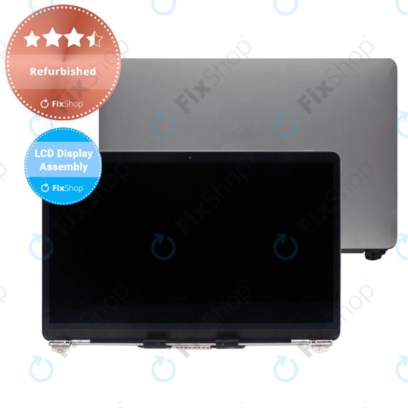 Apple MacBook Air 13" A1932 (2019), 13" A2179 (2020) - LCD zaslon + sprednje steklo + pokrov (Space Grey) Refurbished