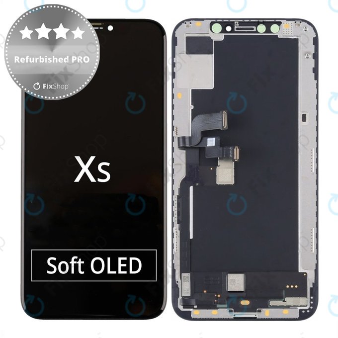 Apple iPhone XS - LCD zaslon + steklo na dotik + okvir Refurbished PRO
