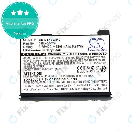 Baterija za Insta360 One X3, 1800mAh, Li-Ion, 3.85V, CINAQBT/A, HQ