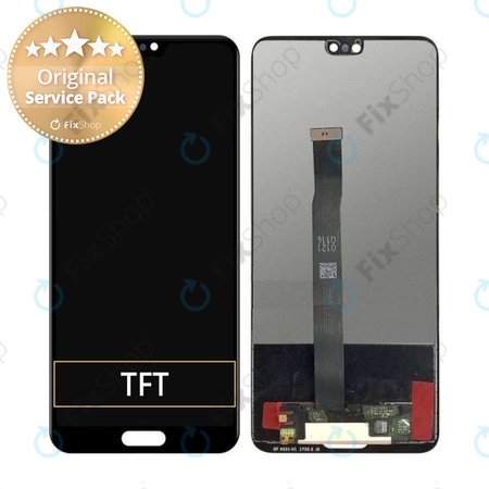 Huawei P20 - LCD zaslon + steklo na dotik (Black) - 02351WKF Genuine Service Pack