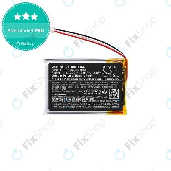 Baterija za Jabra Evolve 75, 400mAh, Li-Pol, 3.7V, AHB572535PST, HQ
