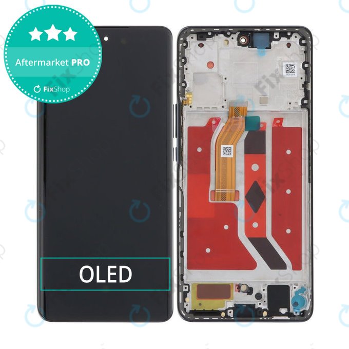 Honor Magic6 Lite - LCD zaslon + steklo na dotik + okvir (Midnight Black) OLED