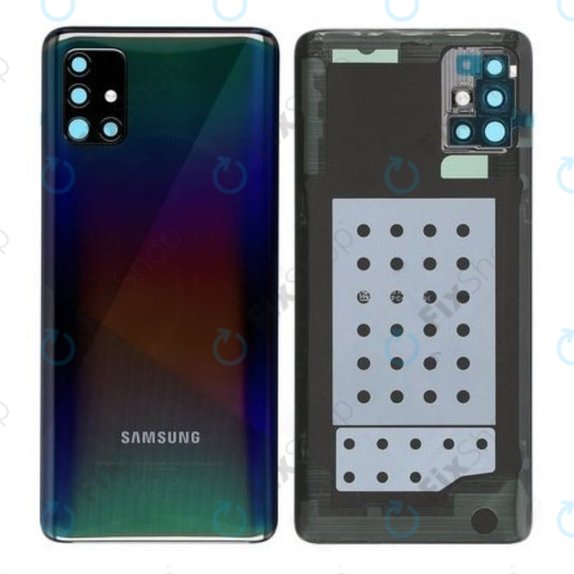 Samsung Galaxy A51 A515F - Pokrov baterije (Prism Crush Black) - GH82-21653B Genuine Service Pack