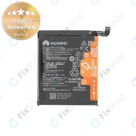 Huawei P40 Pro - Baterija HB536378EEW 4200mAh - 02353MET Genuine Service Pack