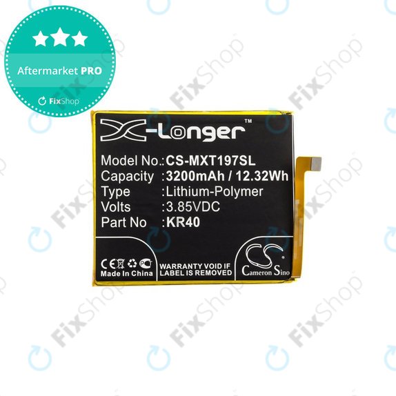 Baterija za Motorola One Vision, 3200mAh, Li-Pol, 3.85 V, SB18C43602, HQ