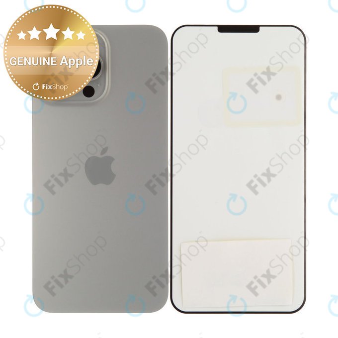 Steklo zadnjega ohišja za iPhone 15 Pro Max | Natural Titanium | 661-36909 | Genuine Apple