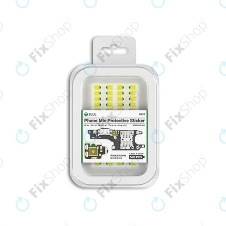 Zaščitne nalepke za mikrofon telefona, 2UUL DA32, 500 kos/pakiranje