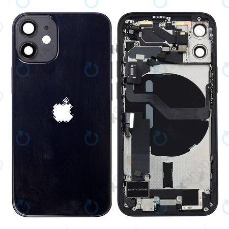 Apple iPhone 12 Mini - Zadnje ohišje z majhnimi deli (Black)