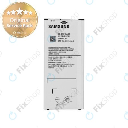 Samsung Galaxy A5 A510F (2016) - Baterija EB-BA510ABE 2900mAh - GH43-04563A, GH43-04563B Genuine Service Pack