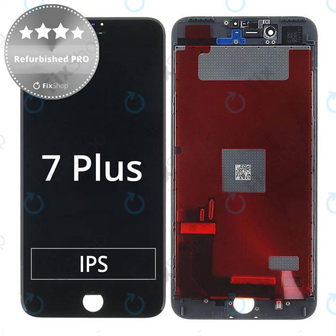 Apple iPhone 7 Plus - LCD zaslon + steklo na dotik + okvir (Black) Refurbished PRO