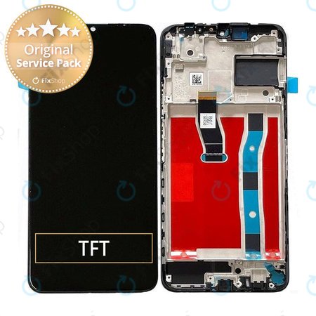 Huawei Nova Y70 Mega-L29E - LCD zaslon + steklo na dotik + okvir (Midnight Black) - 02354WHN Genuine Service Pack