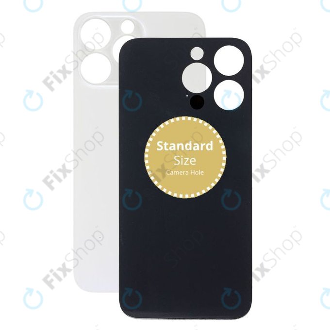 Apple iPhone 14 Pro Max - Steklo zadnjega ohišja (Silver)