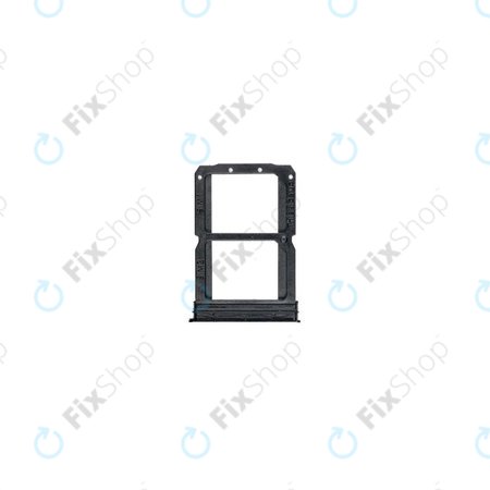 OnePlus 6T - Reža za SIM (Midnight Black) - 1071100160 Genuine Service Pack