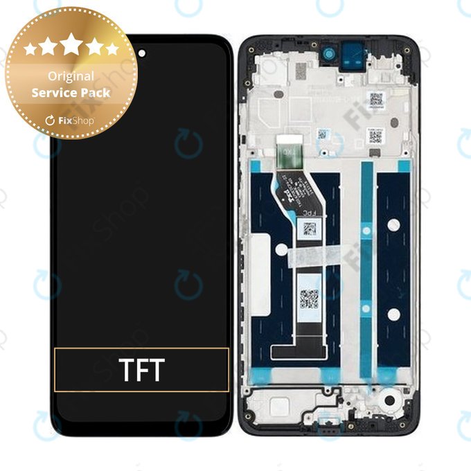 Motorola Moto G05 - LCD zaslon + steklo na dotik + okvir - 5D68C29300 Genuine Service Pack