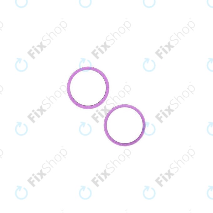 Apple iPhone 14, 14 Plus - Stekleni okvir zadnje kamere (Purple) - 2 kosa