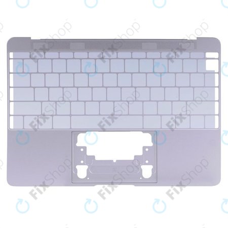 Apple MacBook 12" A1534 (Early 2015) - Zgornji okvir tipkovnice US (Silver)