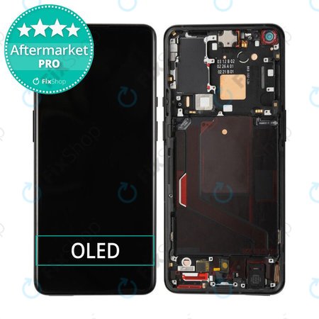 OnePlus 9 Pro - LCD zaslon + steklo na dotik + okvir (Black) OLED