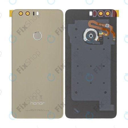 Huawei Honor 8 - Pokrov baterije + čitalec prstnih odtisov (Gold) - 02350YMX Genuine Service Pack