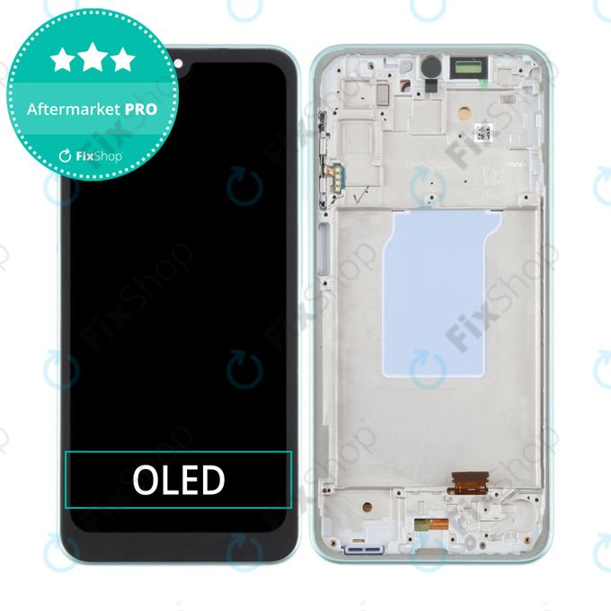 Samsung Galaxy A26 A266E - LCD zaslon + steklo na dotik + okvir (Mint) OLED