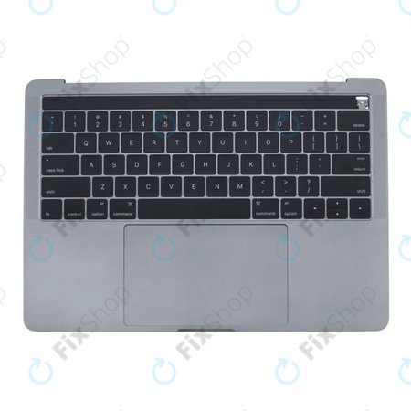 Apple MacBook Pro 13" A1706 (Late 2016 - Mid 2017) - Tipkovnica z zgornjim okvirjem + tipkovnica US + mikrofon + Trackpad + zvočniki (Space Gray)