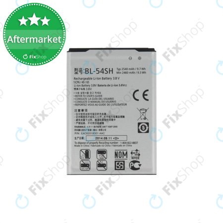 LG G3 S D722, L90 D405, Bello - Baterija BL-54SH 2540mAh