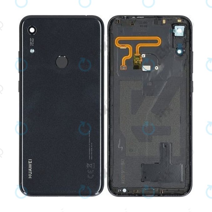 Huawei Y6s - Pokrov baterije + senzor prstnih odtisov (Starry Black) - 02353JKC Genuine Service Pack