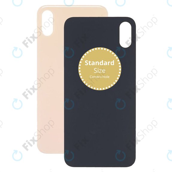 Apple iPhone XS - Steklo zadnjega ohišja (Gold)