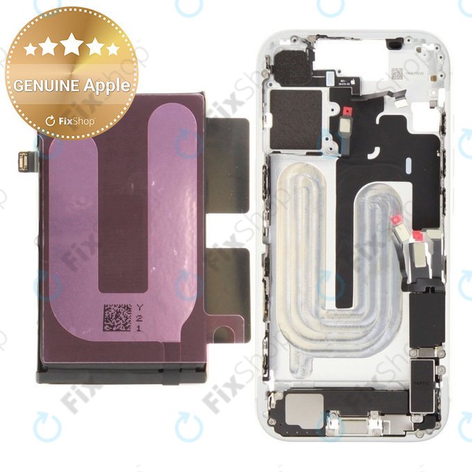 Srednji okvir z baterijo za iPhone 17 | White | ZD076-00749 | Genuine Apple