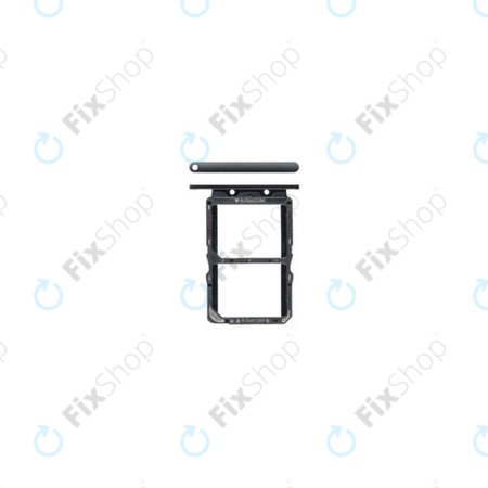 Huawei Honor View 20 - Reža za SIM (Midnight Black) - 51661MJU Genuine Service Pack