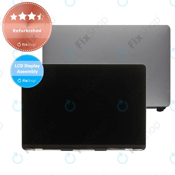 Apple MacBook Pro 13" A1708 (Late 2016 - Mid 2017) - LCD zaslon + sprednje steklo + pokrov (Space Grey) Refurbished