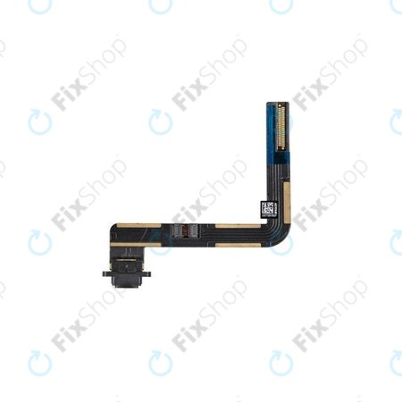 Apple iPad (6th Gen 2018) - Priključek za polnjenje + Flex kabel (Black)