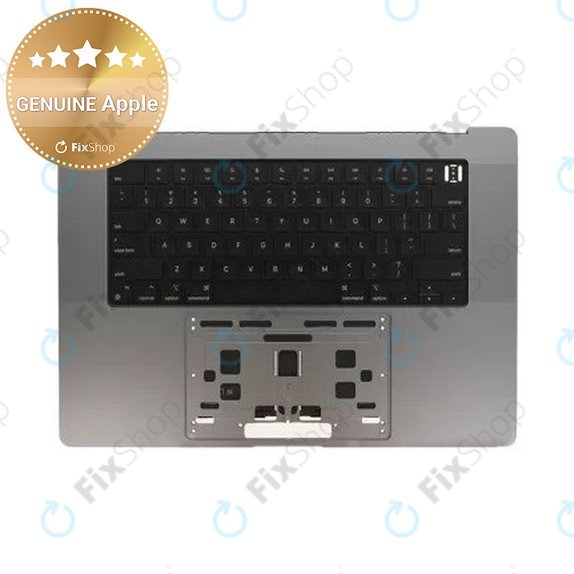 Zgornji okvir tipkovnice za MacBook Pro 16" A2780 (2023), US tipkovnico in baterijo, Space Gray, 661-32189, Genuine Apple