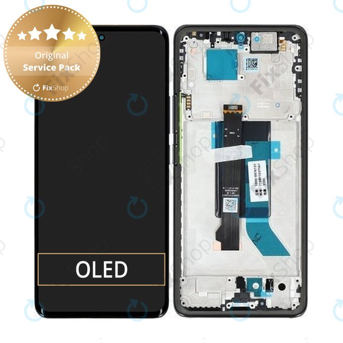 Xiaomi Redmi Note 14 Pro 5G 24090RA29G - LCD zaslon + steklo na dotik + okvir (Midnight Black) - 56002300O1600 Genuine Service Pack
