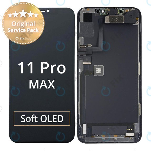 Apple iPhone 11 Pro Max - LCD zaslon + steklo na dotik + okvir - 661-14099 Genuine Service Pack