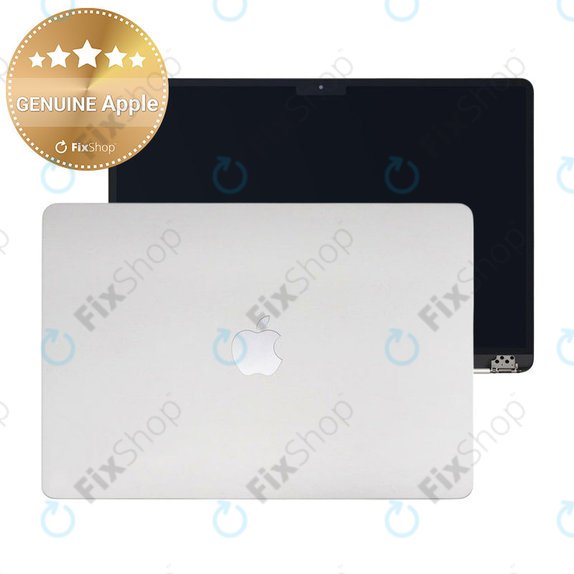 LCD zaslon za MacBook Air 15", A3114 (2024), s sprednjim steklom in pokrovom, Silver, 661-40256, Genuine Apple