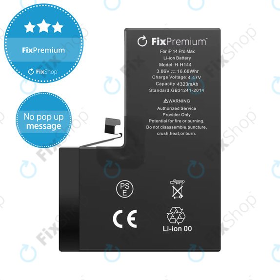 Baterija za iPhone 14 Pro Max, 4323mAh, DIAGNOSTIC