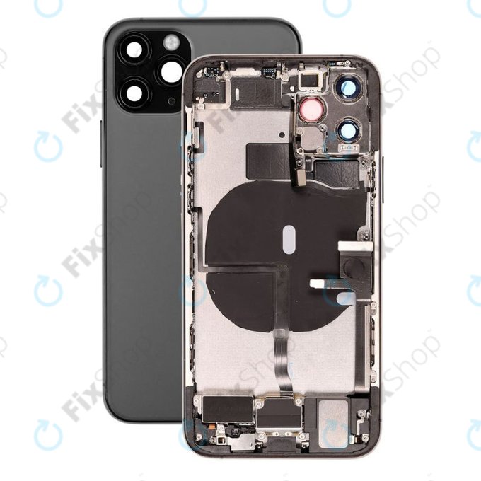Apple iPhone 11 Pro - zadnje ohišje z majhnimi deli (Space Gray)