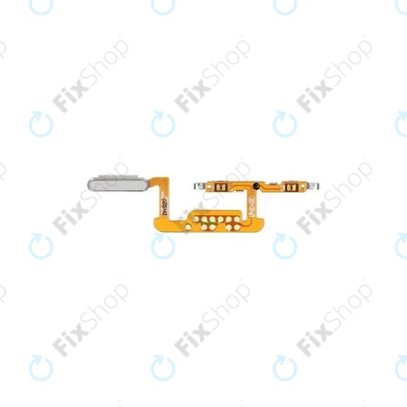 Samsung Galaxy Tab S7 T870, T875, T876B - Senzor prstnih odtisov + Flex kabel (Mystic Silver) - GH96-13643B Genuine Service Pack