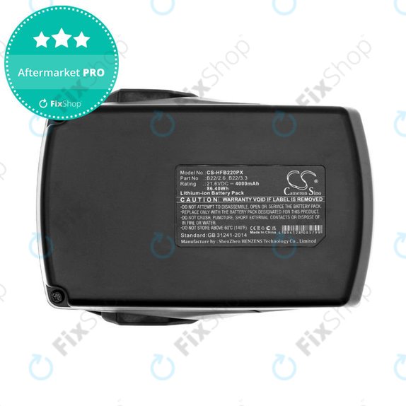 Baterija za Hilti B22 Ag 125-A22, Wsr 22-A, 4000mAh, Li-Ion, 21.6V, B22/2.6, HQ