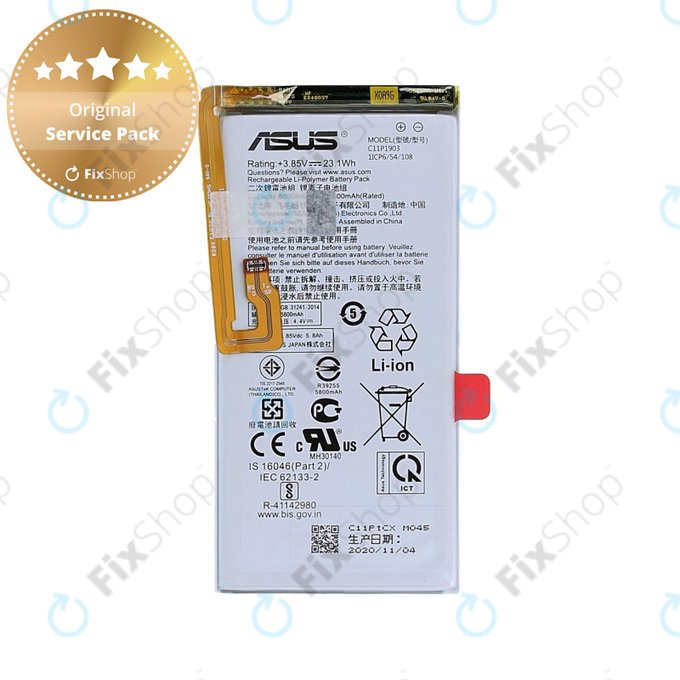 Asus ROG Phone 3 ZS661KS - Baterija C11P1903 5800mAh - 0B200-03720100 Genuine Service Pack