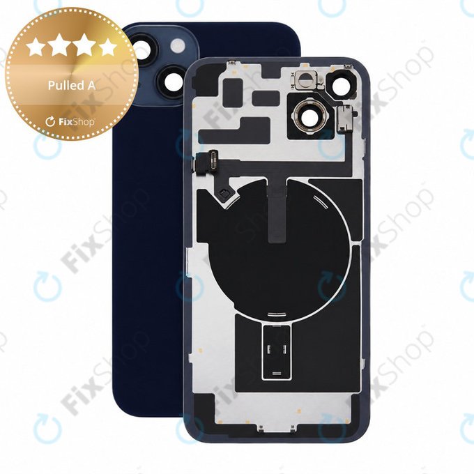Steklo zadnjega ohišja za iPhone 14 Plus, Midnight, Pulled A