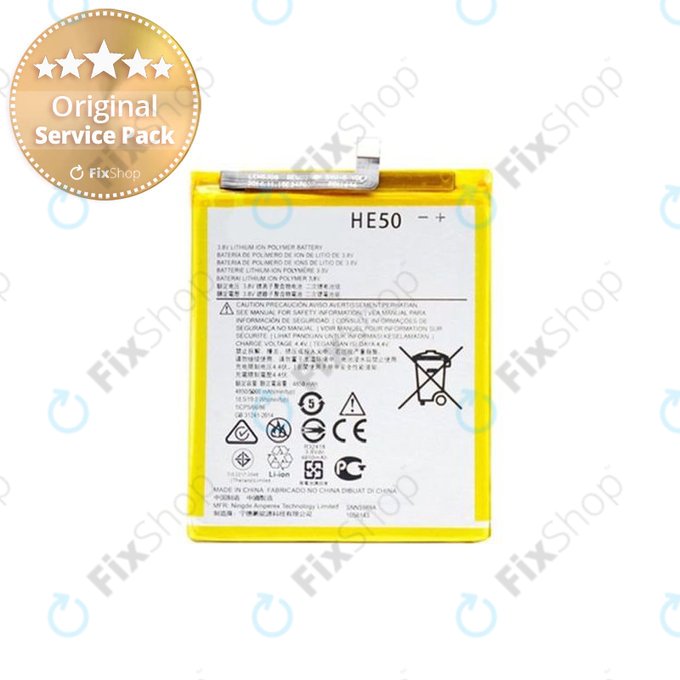 Motorola Moto E4 Plus XT1771, E5 Plus XT1924 - Baterija HE50 5000mAh - SNN5989A Genuine Service Pack