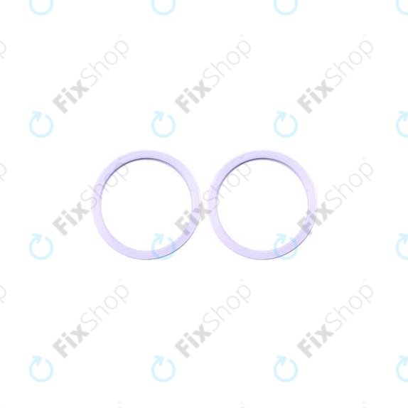 Apple iPhone 11, 12, 12 Mini - Stekleni okvir zadnje kamere (Purple) - 2 kosa