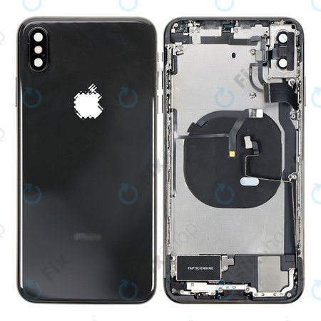 Apple iPhone XS Max - zadnje ohišje z majhnimi deli (Space Gray)