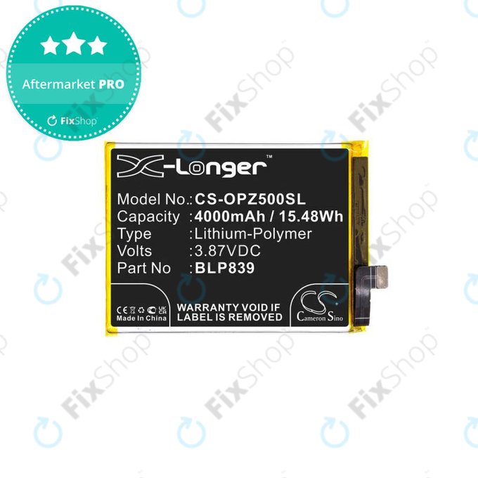 Oppo Reno 5 Z 5G CPH2211 - Baterija BLP839 4000mAh HQ
